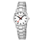 Mondaine Ladies' White Classic 30mm Watch