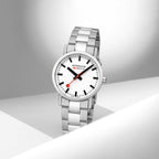 Mondaine Ladies' White Classic 30mm Watch