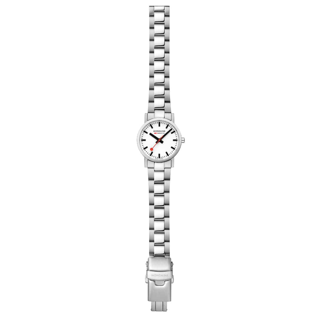 Mondaine Ladies' White Classic 30mm Watch
