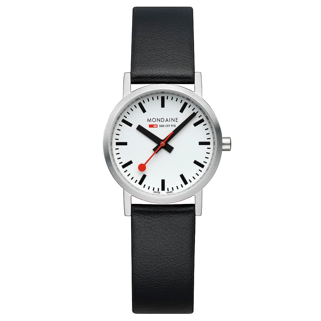 Mondaine Ladies' White Classic 30mm Watch