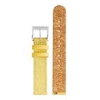 Mondaine Ladies Watch Classic White Modern Yellow