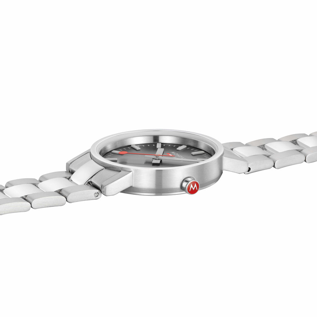 Mondaine Ladies' Grey Classic 30mm Watch