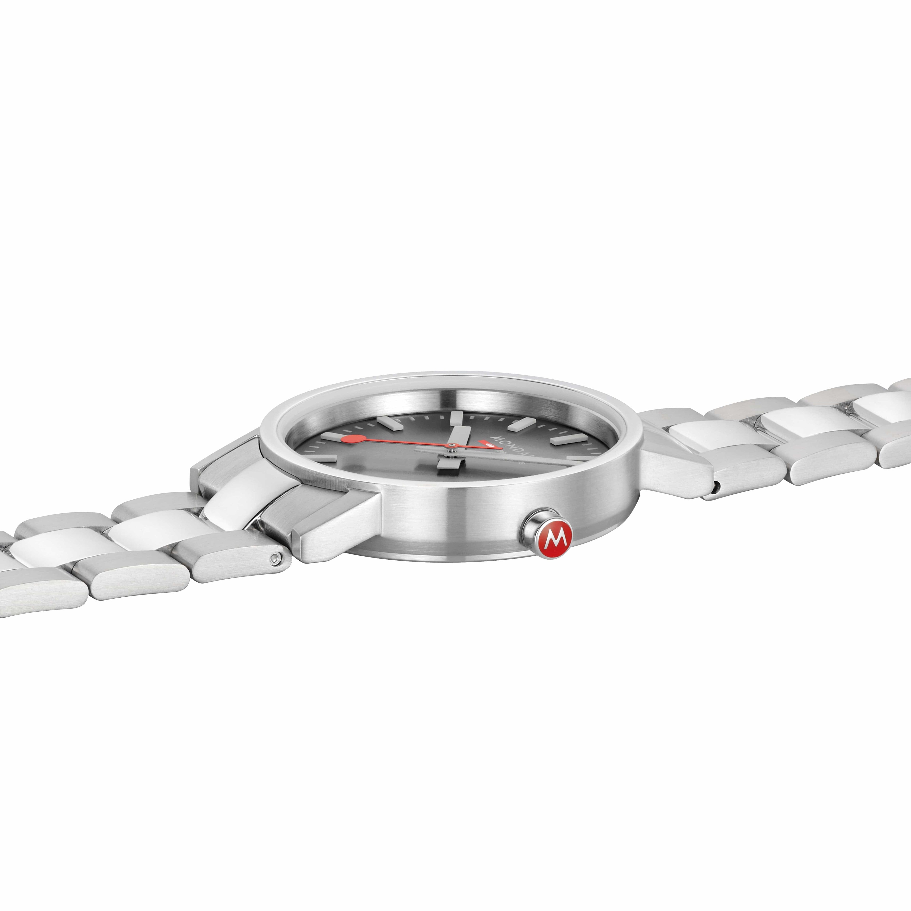 Mondaine Ladies' Grey Classic 30mm Watch