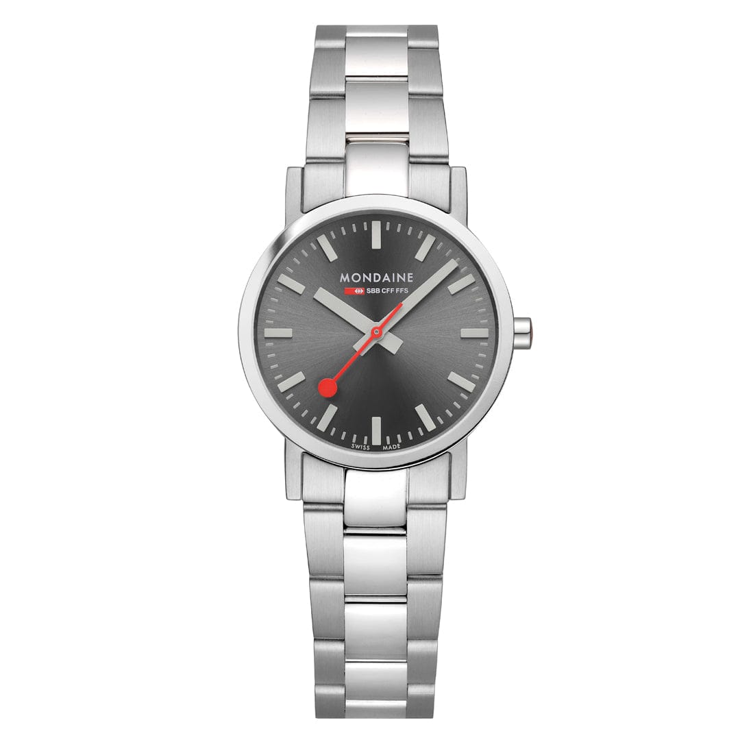 Mondaine Ladies' Grey Classic 30mm Watch