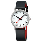 Mondaine Women's White Classic Pure 36mm Watch