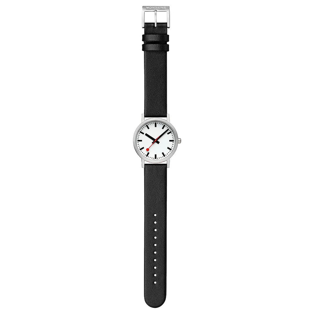 Mondaine Women's White Classic Pure 36mm Watch