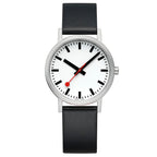 Mondaine Women's White Classic Pure 36mm Watch