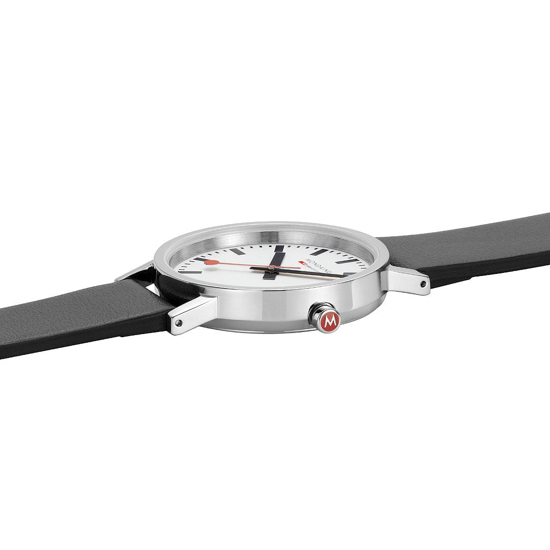 Mondaine Ladies' White Classic 36mm Watch