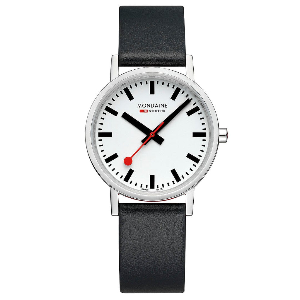 Mondaine Ladies' White Classic 36mm Watch