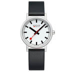 Mondaine Ladies' White Classic 36mm Watch