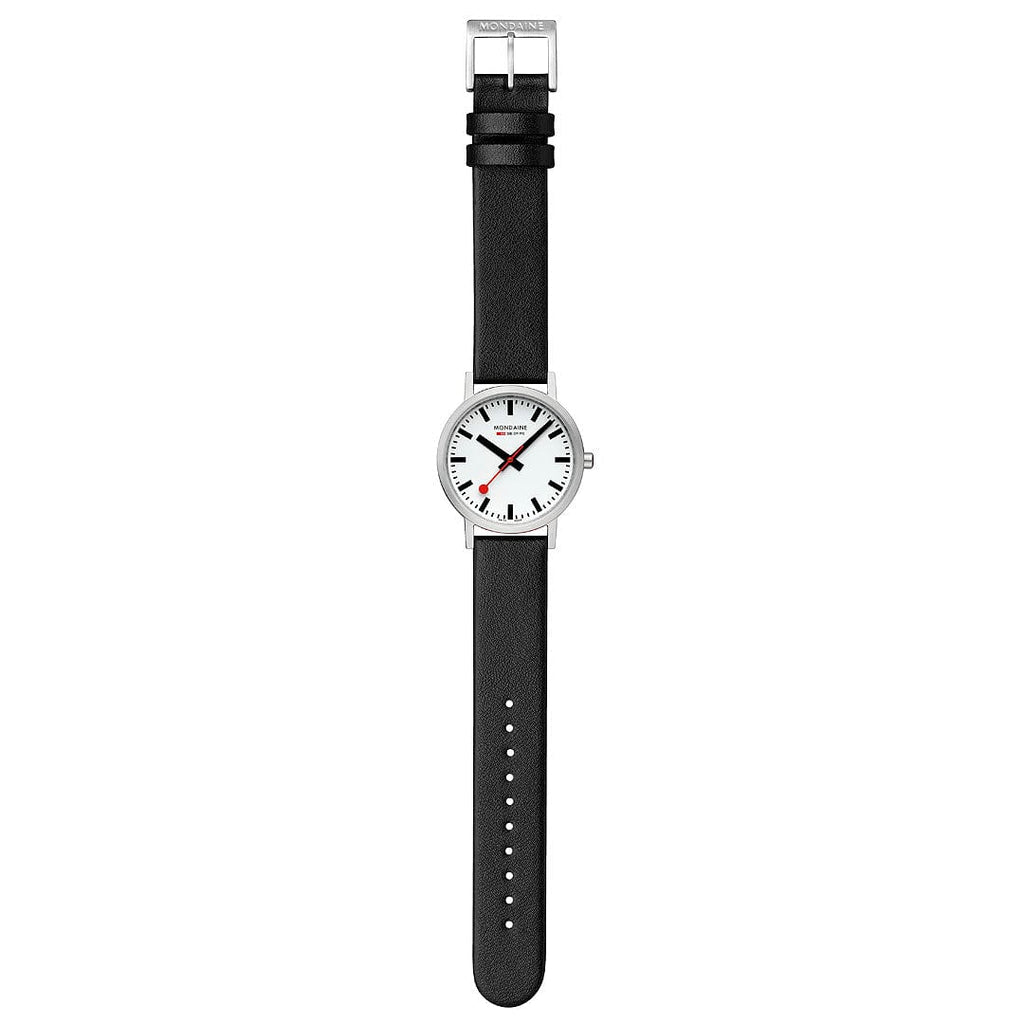 Mondaine Ladies' White Classic 36mm Watch