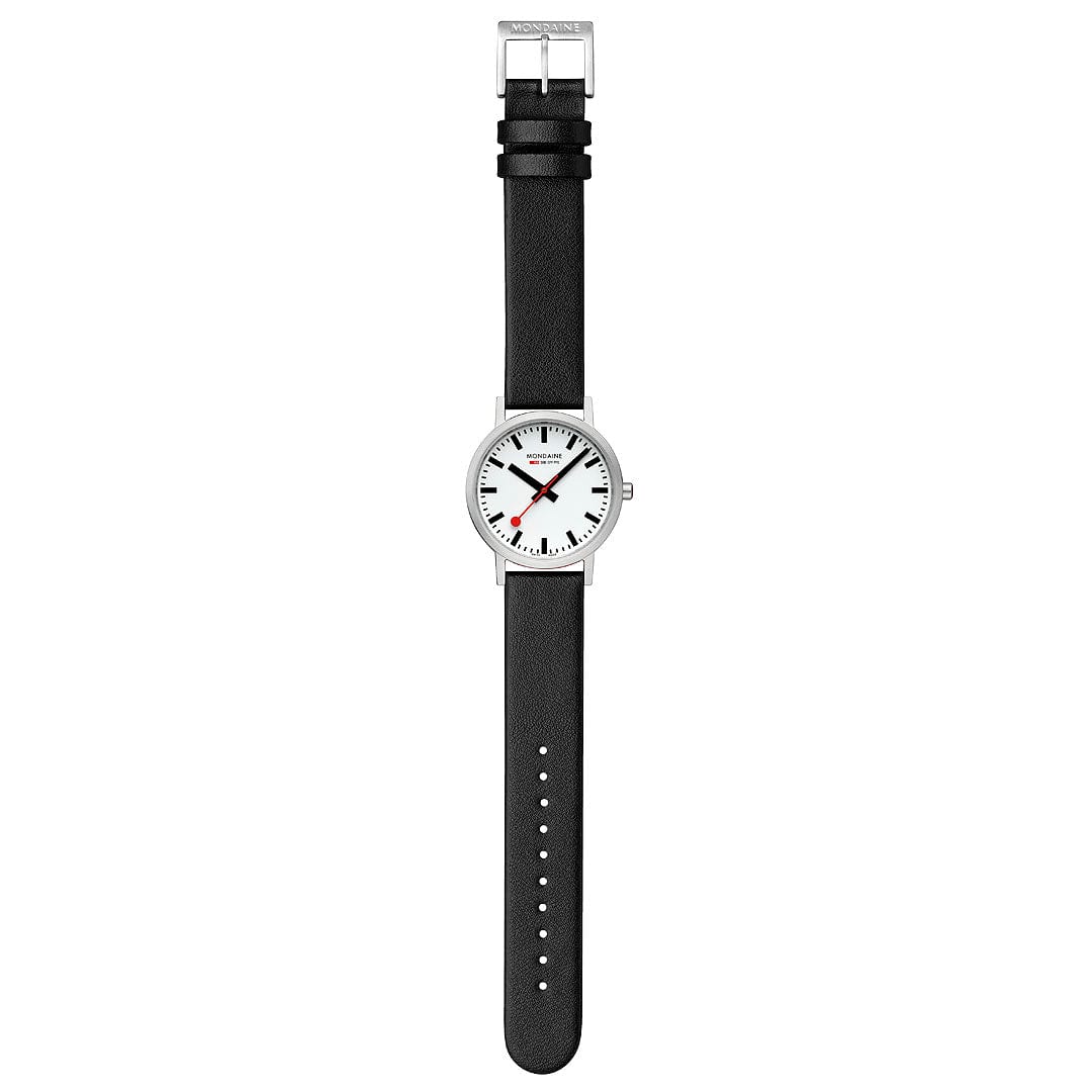 Mondaine Ladies' White Classic 36mm Watch