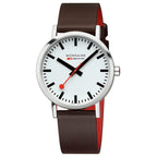 Mondaine Men’s Watch 40mm Classic Brown White