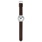 Mondaine Men’s Watch 40mm Classic Brown White
