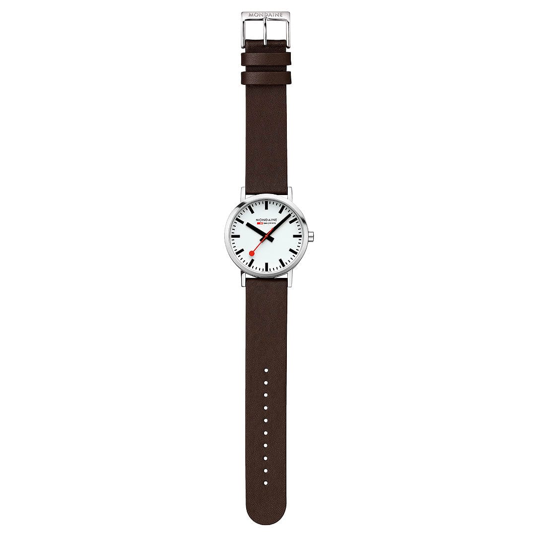 Mondaine Men’s Watch 40mm Classic Brown White
