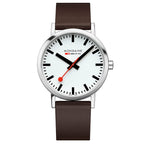 Mondaine Men’s Watch 40mm Classic Brown White