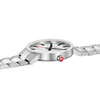 Mondaine Unisex White Classic 40mm Watch