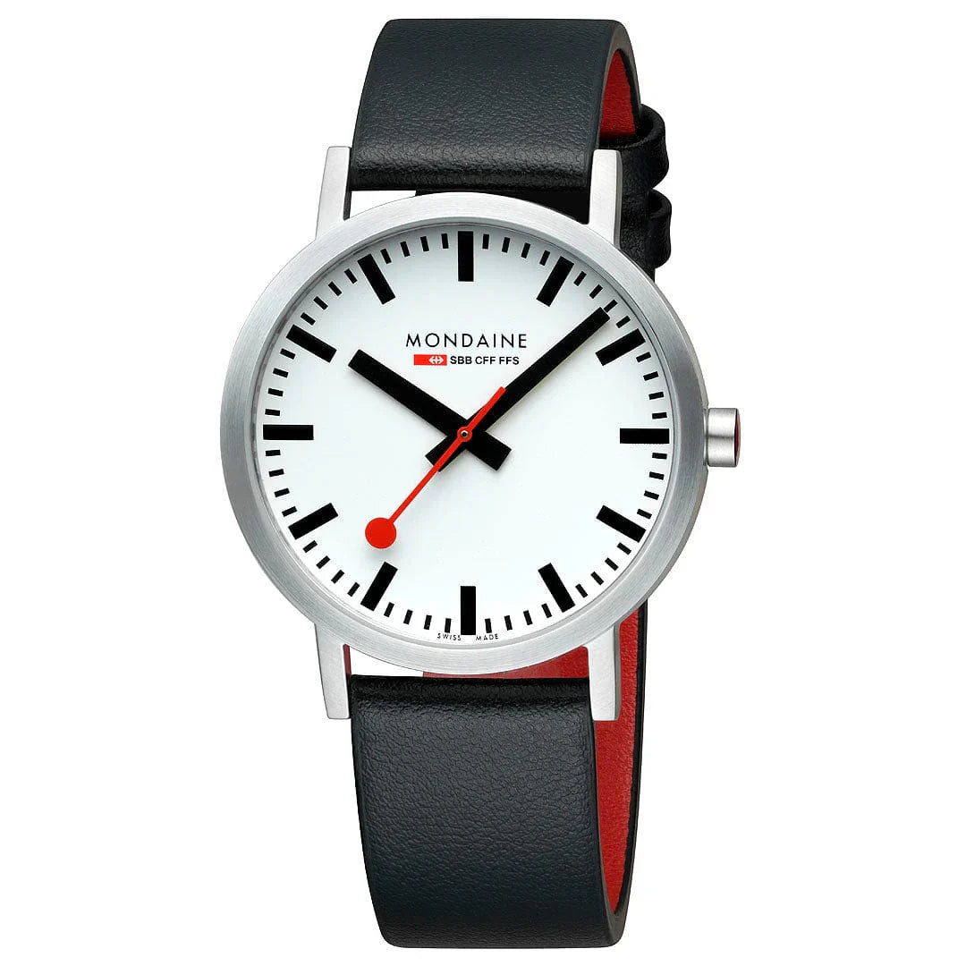 Mondaine Men’s Watch 40mm Classic Black White