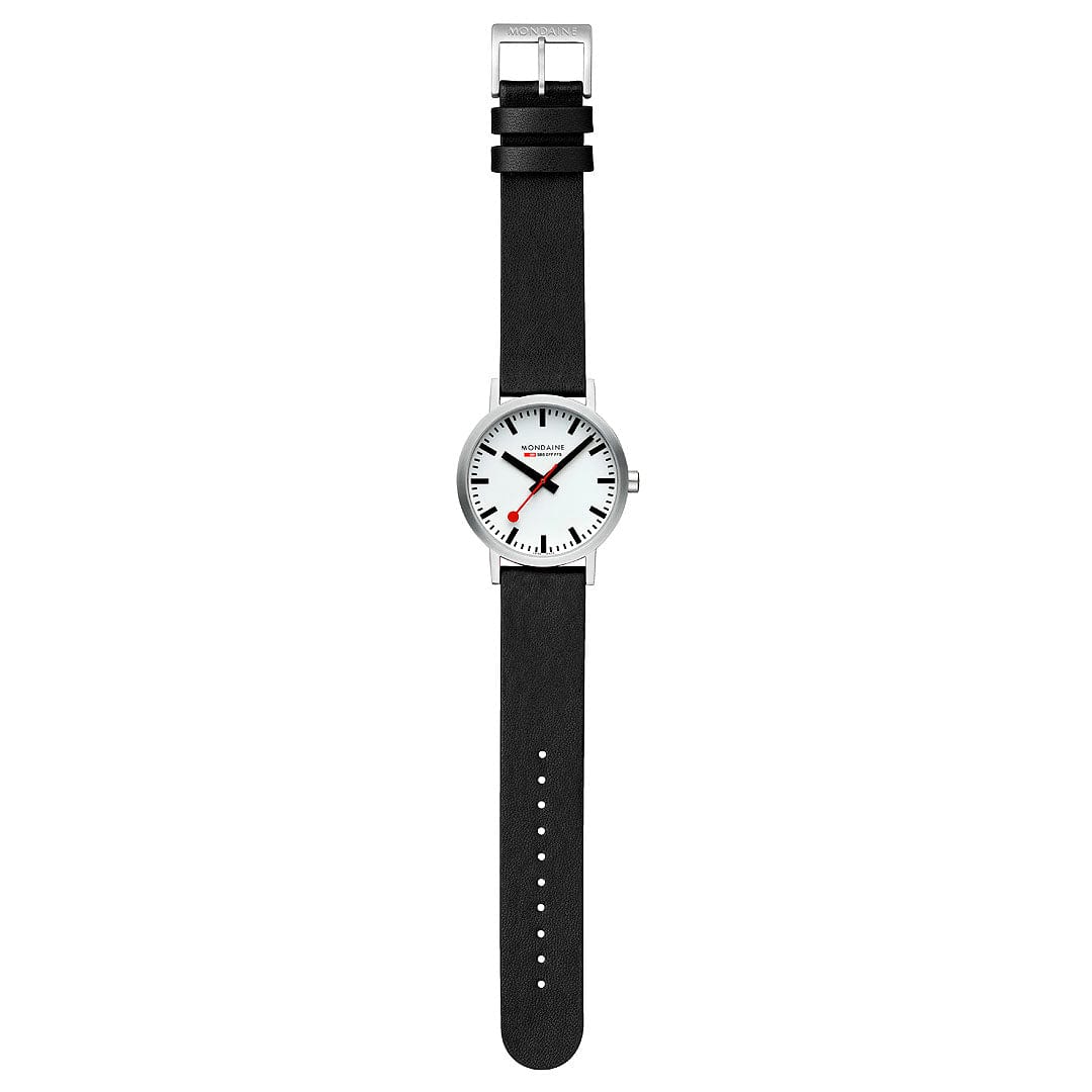 Mondaine Men’s Watch 40mm Classic Black White