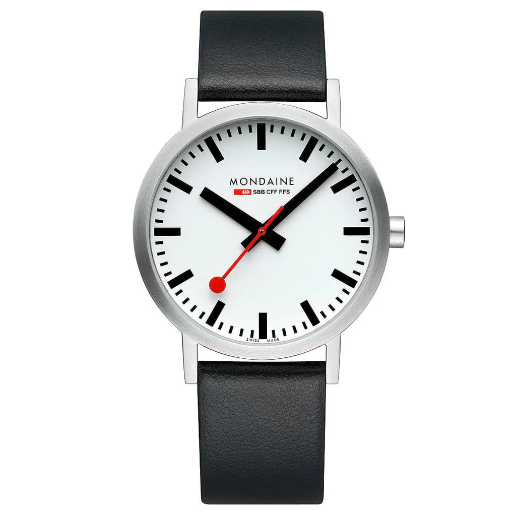 Mondaine Men’s Watch 40mm Classic Black White