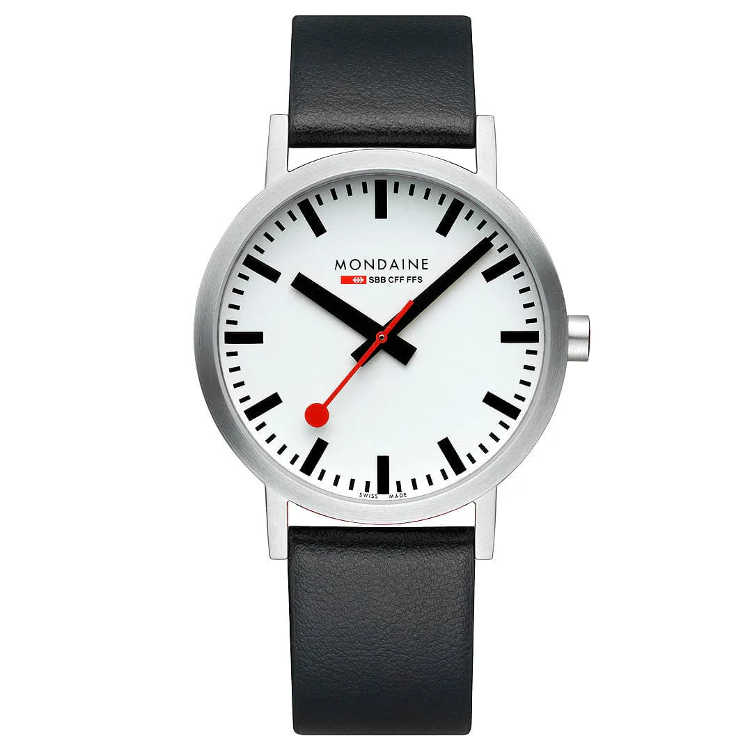 Mondaine Men’s Watch 40mm Classic Black White