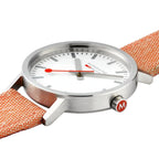 Mondaine Watch Classic Citrus Orange
