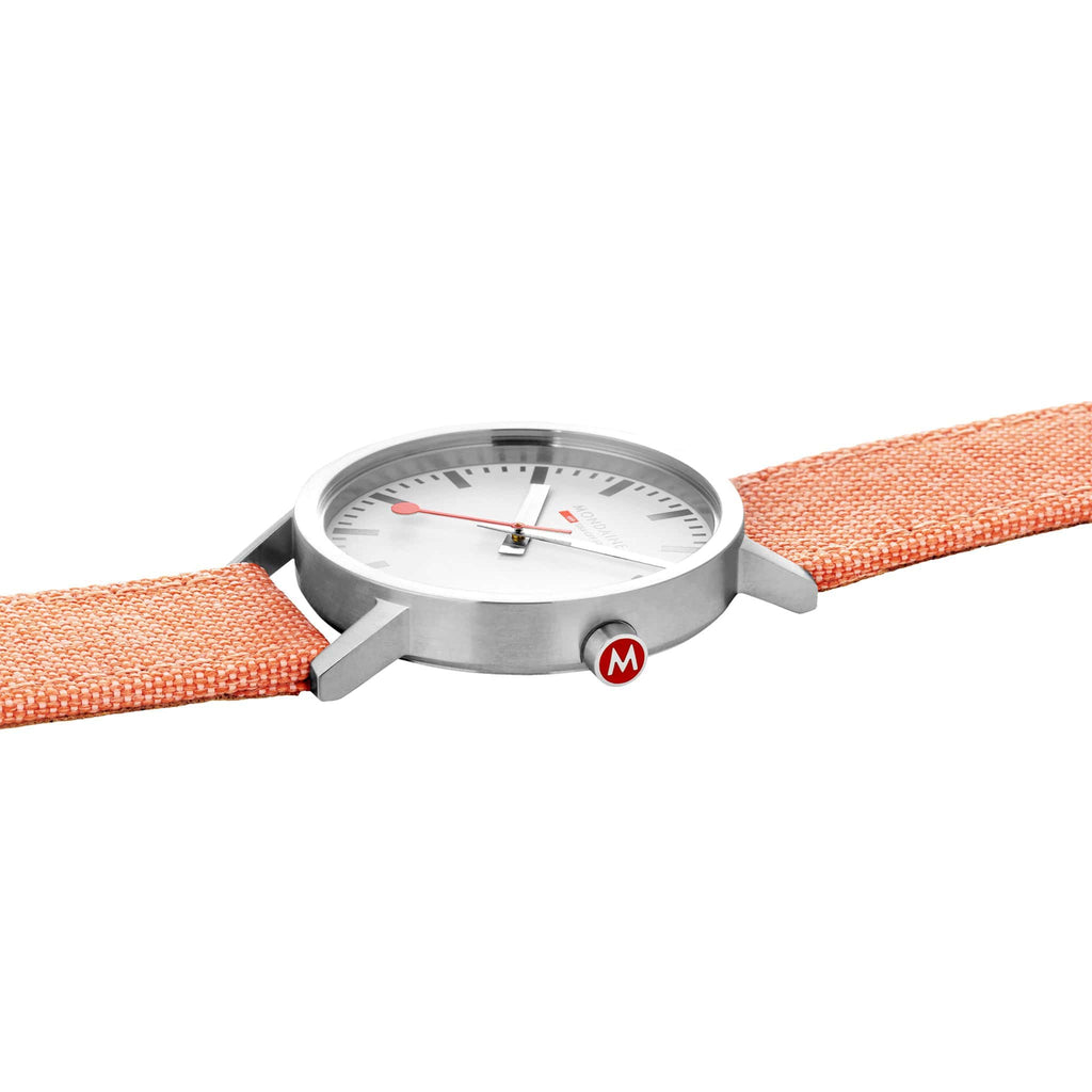 Mondaine Watch Classic Citrus Orange