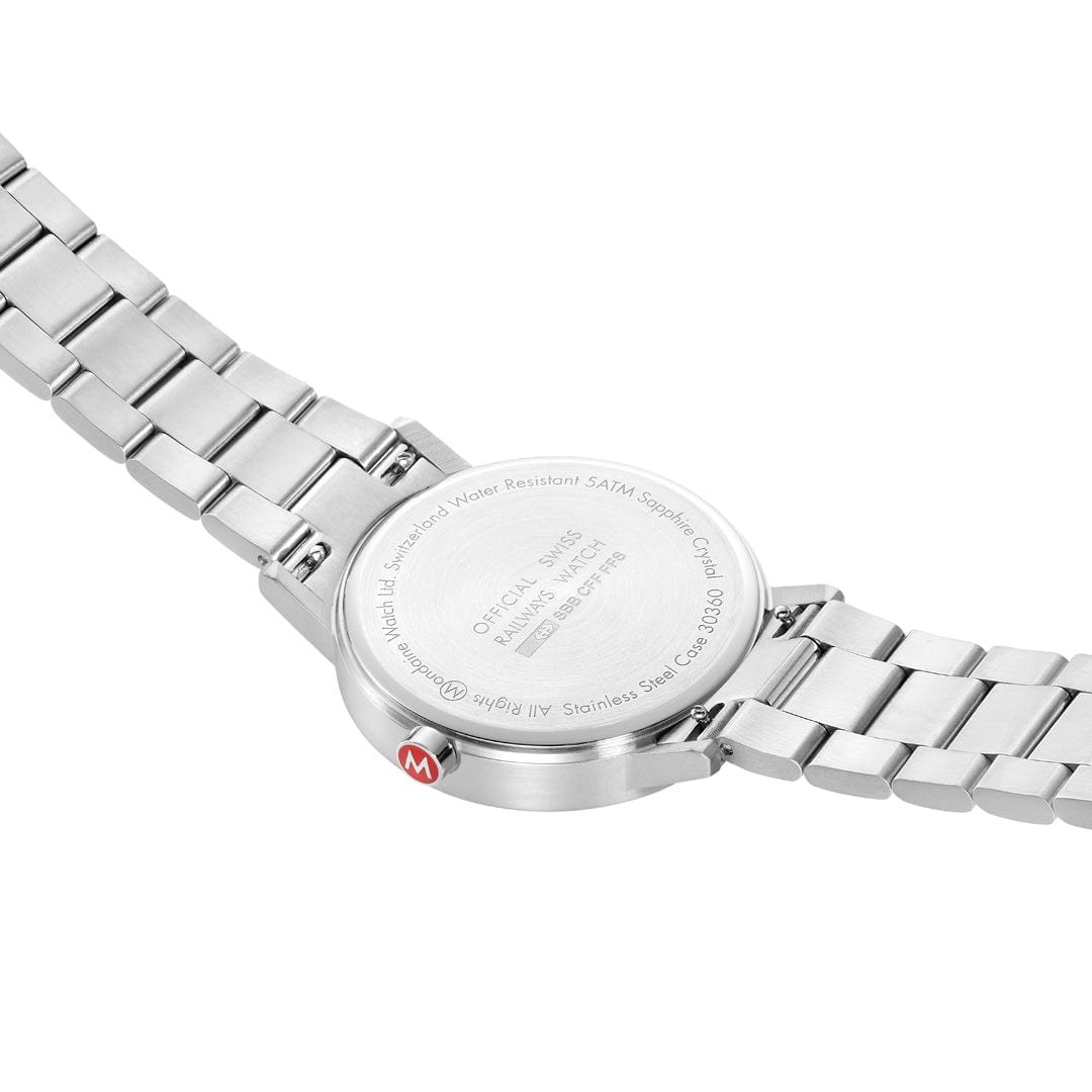 Mondaine Unisex Grey Classic 40mm Watch