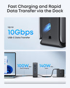 Anker Nano Docking Station (13-in-1, Triple Display, Built-In Removable Hub)