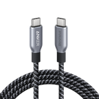 Anker Prime Wireless Charging Station (3-in-1, MagGo, AirCool, Foldable) and Anker Prime USB-C to USB-C Cable (240W, Upcycled-Braided)