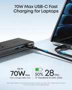 Anker Nano Power Strip (10-in-1, 70W, Clamp)