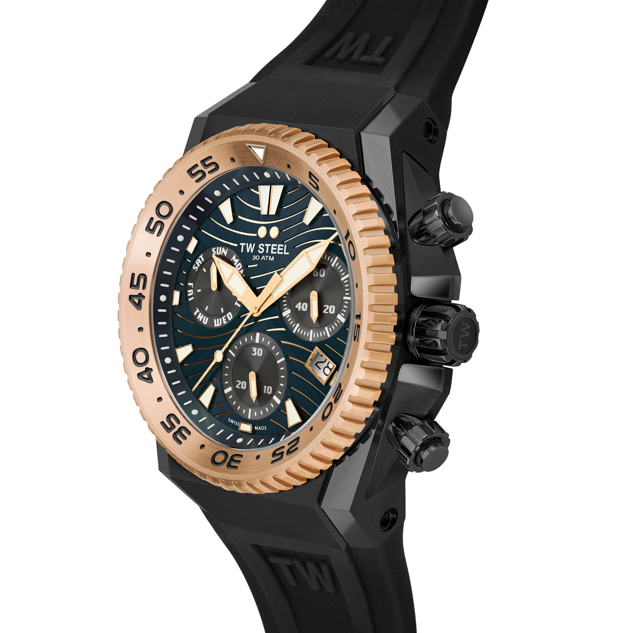 TW Steel Ace Genesis 44mm Black Men's Limited Edition Watch