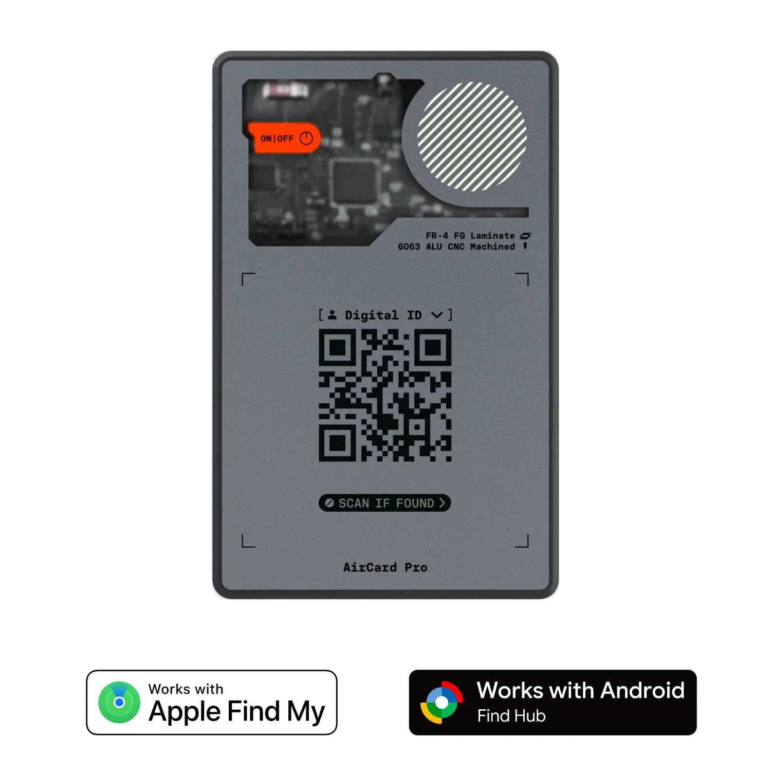 AirCard™ Pro Dual - Apple+Android Ultra-thin Bluetooth Tracker