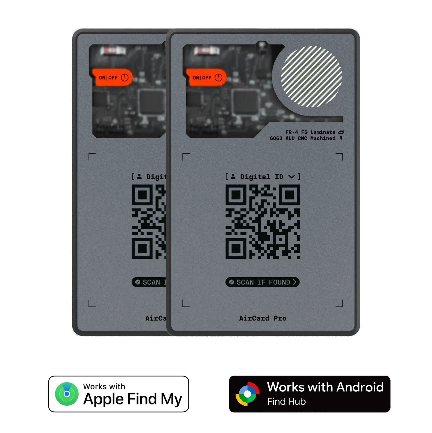 AirCard™ Pro Dual - Apple+Android Ultra-thin Bluetooth Tracker