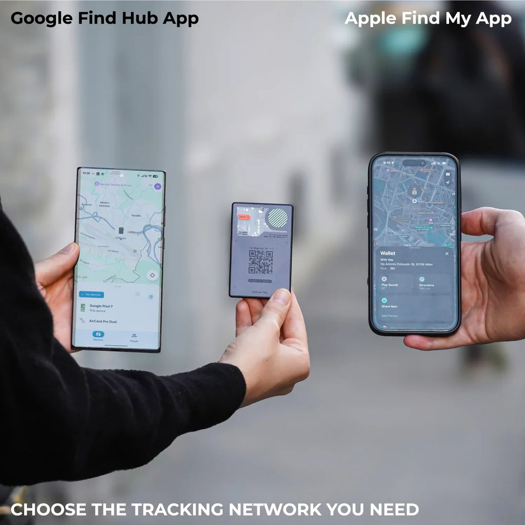 AirCard™ Pro Dual - Apple+Android Ultra-thin Bluetooth Tracker