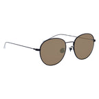 Ann Demeulemeester Sunglasses Oval Black and Brown