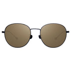 Ann Demeulemeester Sunglasses Oval Black and Brown