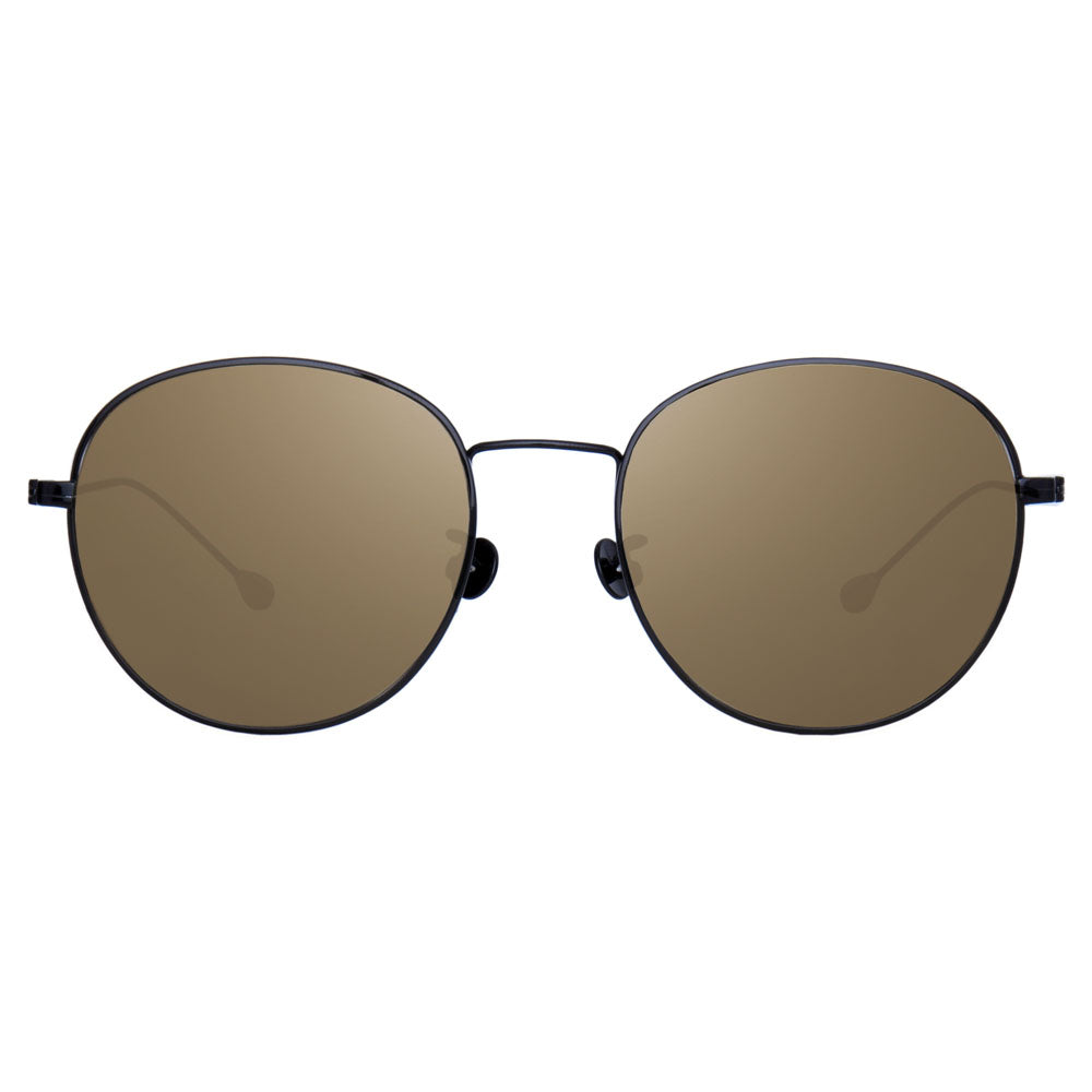 Ann Demeulemeester Sunglasses Oval Black and Brown