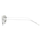 Ann Demeulemeester Sunglasses Rectangular Antique Aviator White Gold & Silver Mirror