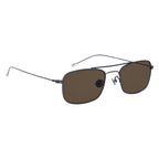 Ann Demeulemeester Sunglasses Rectangular Antique Aviator Silver and Brown