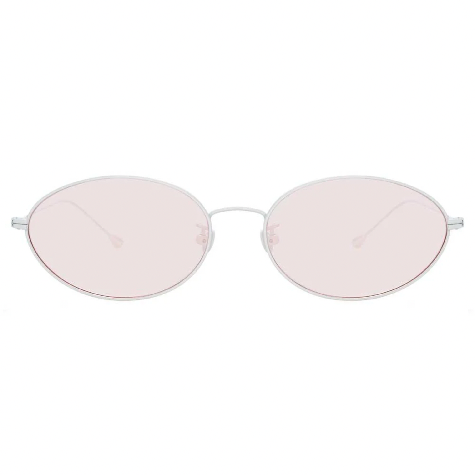 Ann Demeulemeester x Linda Farrow Silver/Pink Sunglasses