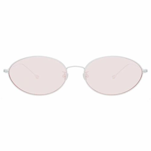 Ann Demeulemeester x Linda Farrow Silver/Pink Sunglasses