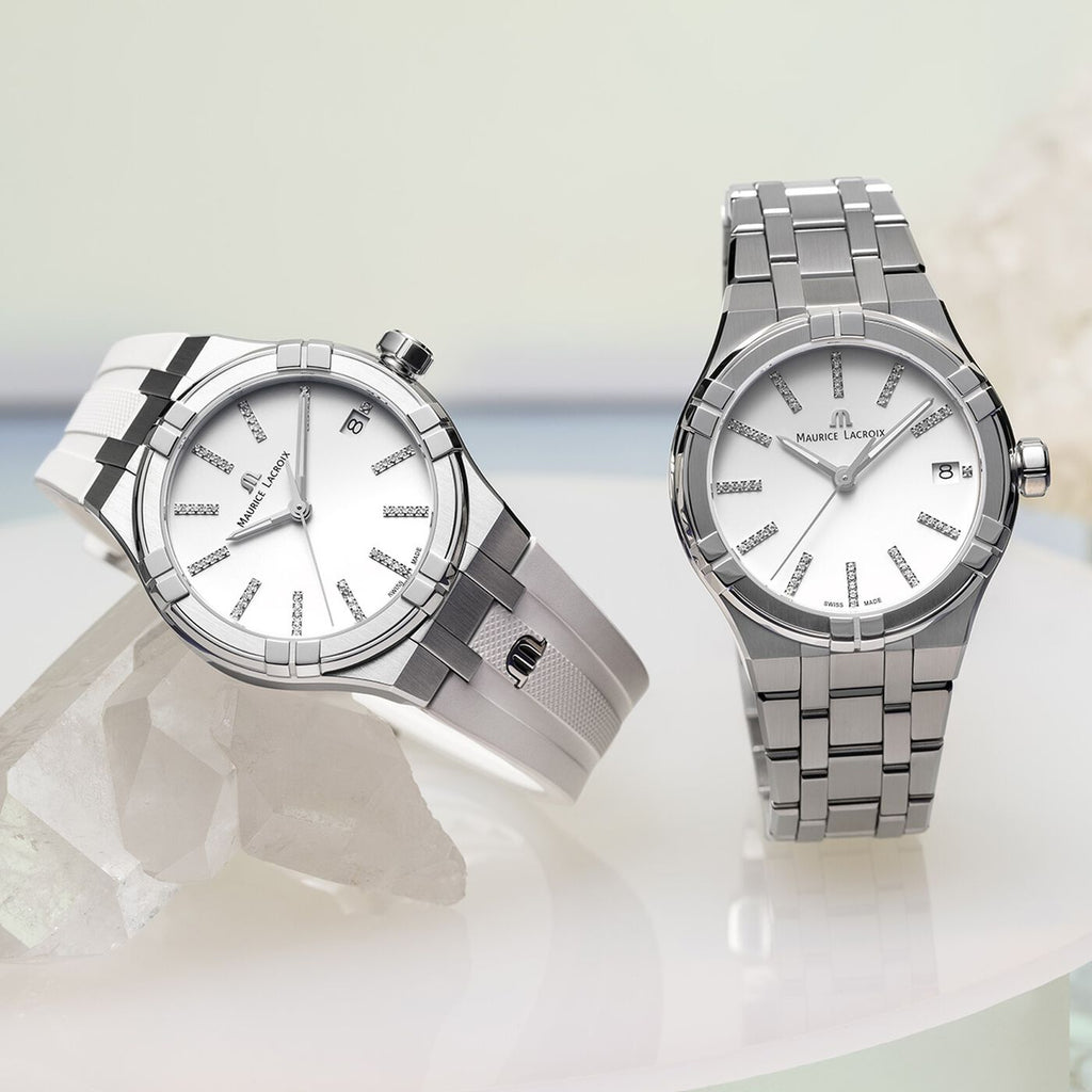 Maurice Lacroix Ladies White Diamond Aikon Watch