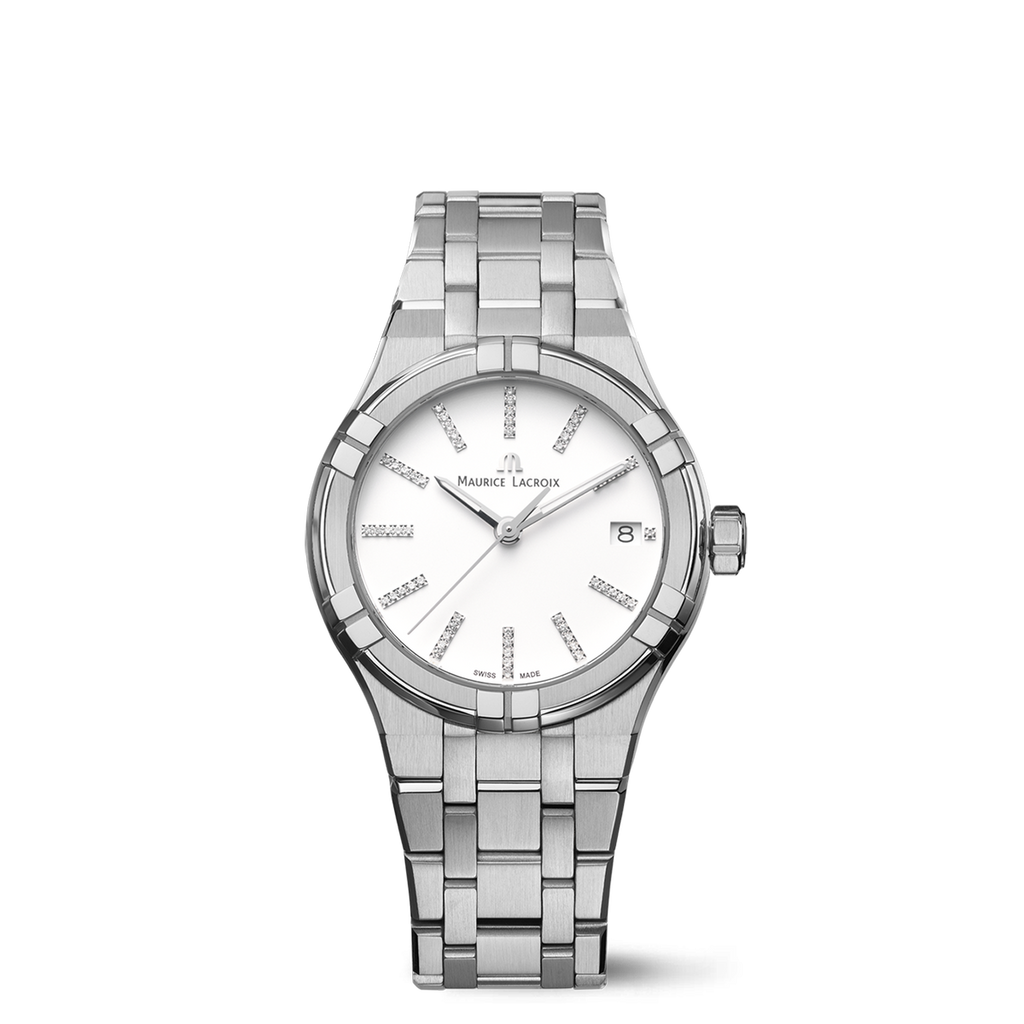 Maurice Lacroix Ladies White Diamond Aikon Watch