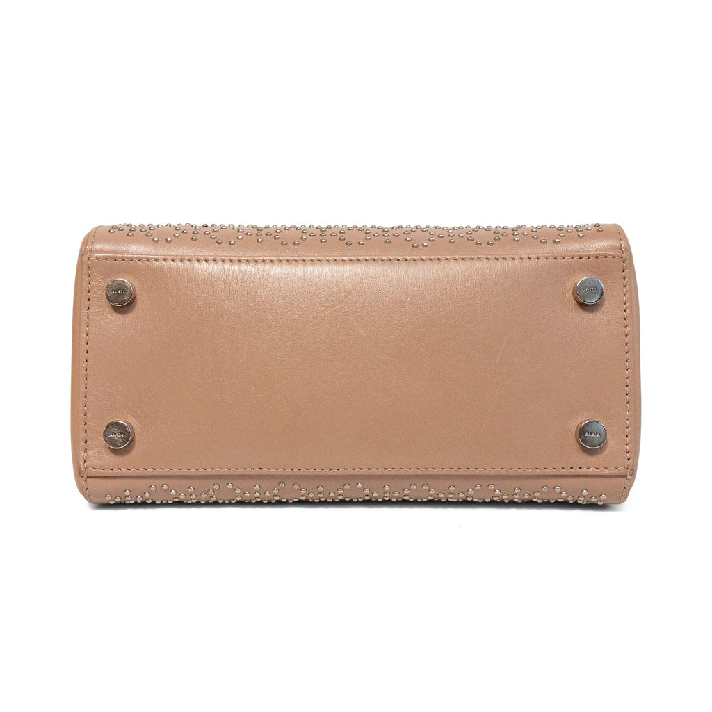 Alaia Studded Top Handle Bag