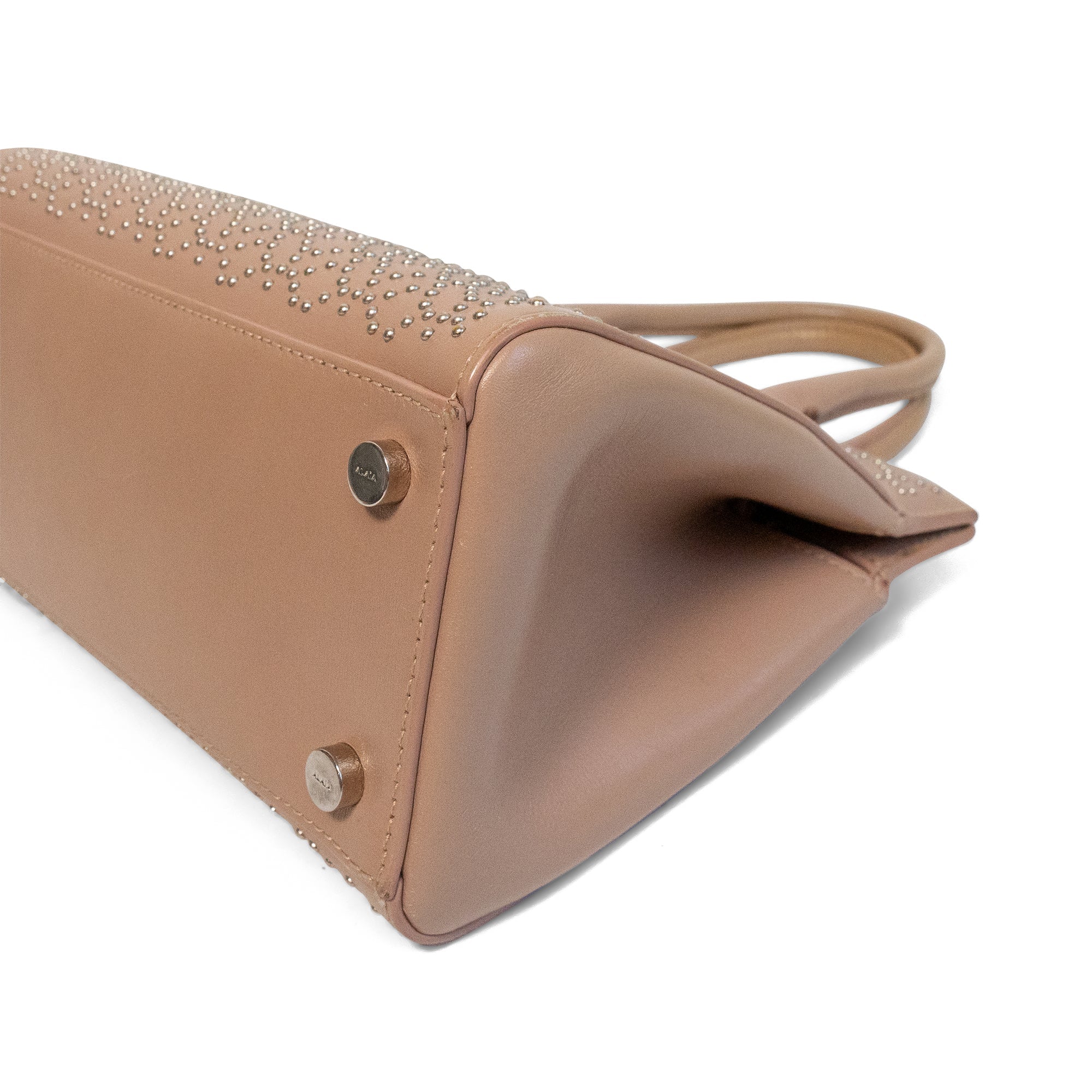 Alaia Studded Top Handle Bag