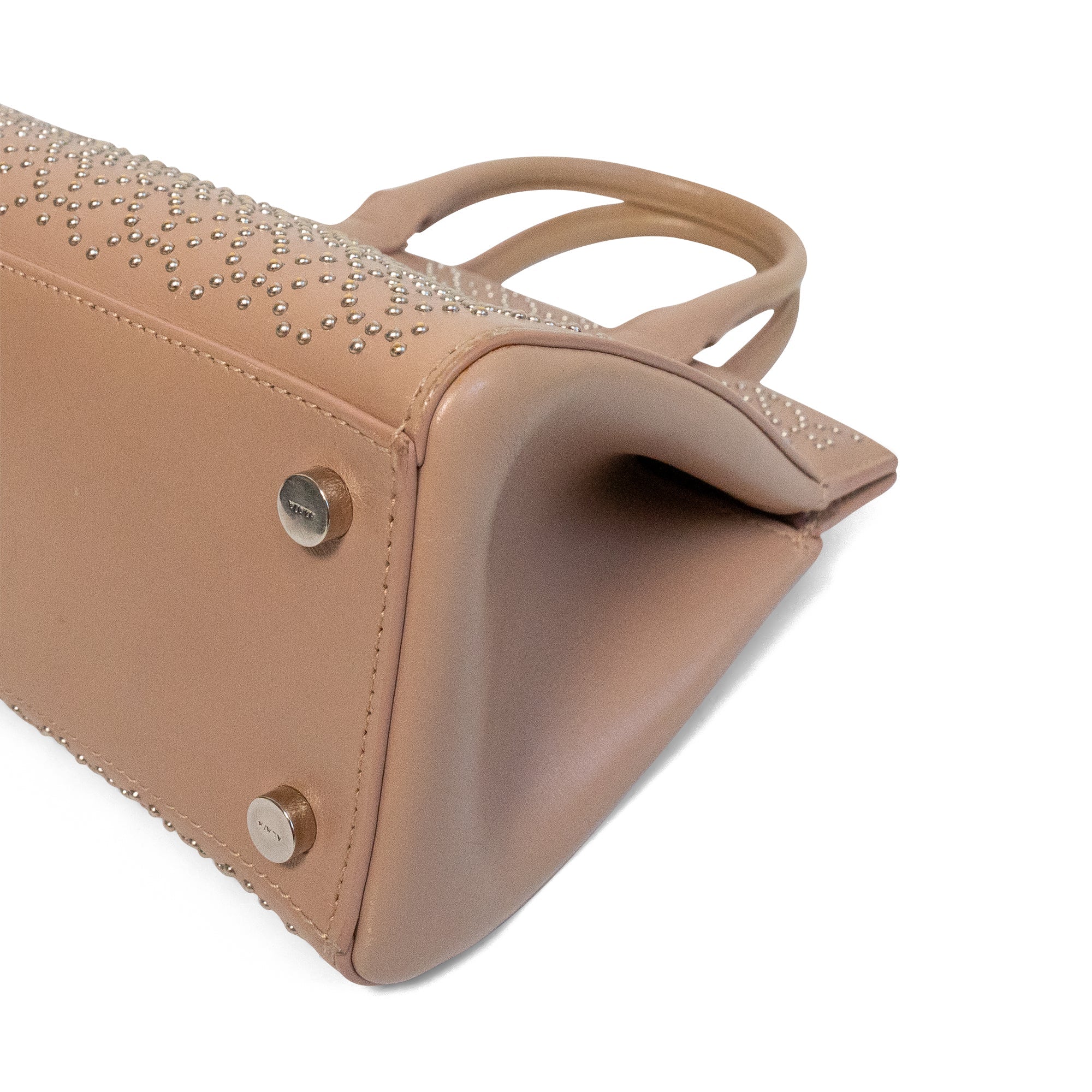 Alaia Studded Top Handle Bag