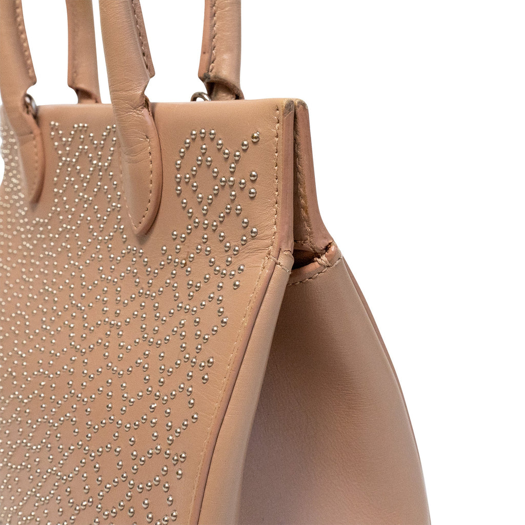 Alaia Studded Top Handle Bag