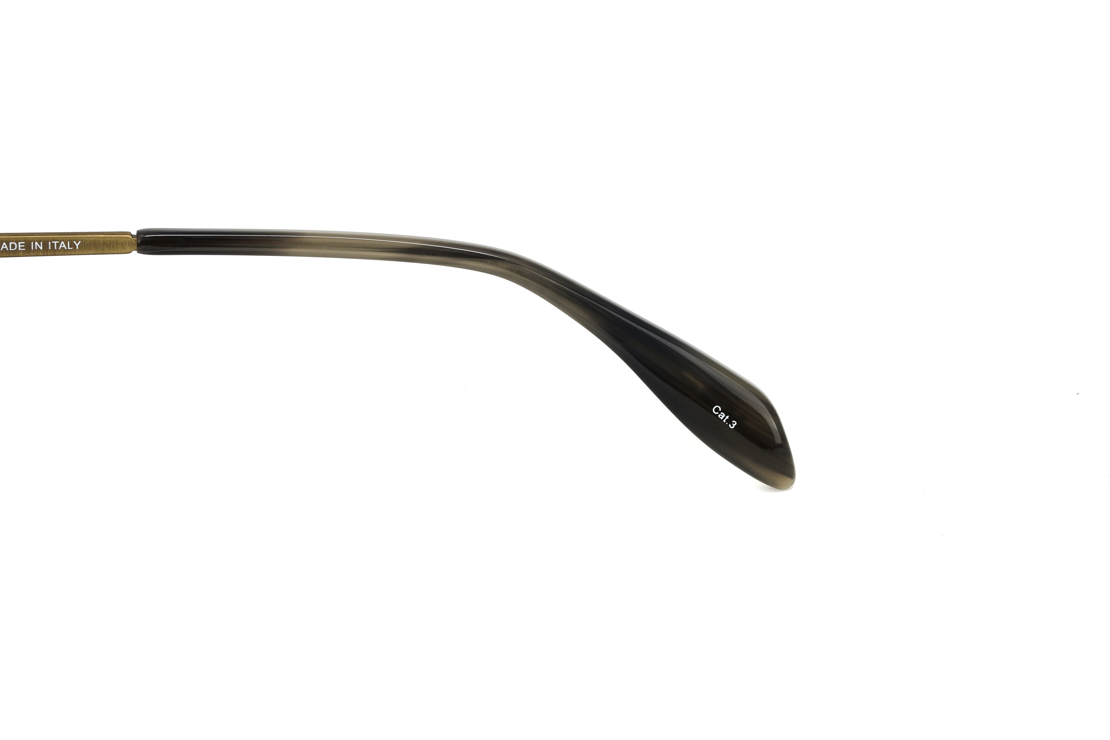 Alexander McQueen Men's Sunglasses Browline Bronze