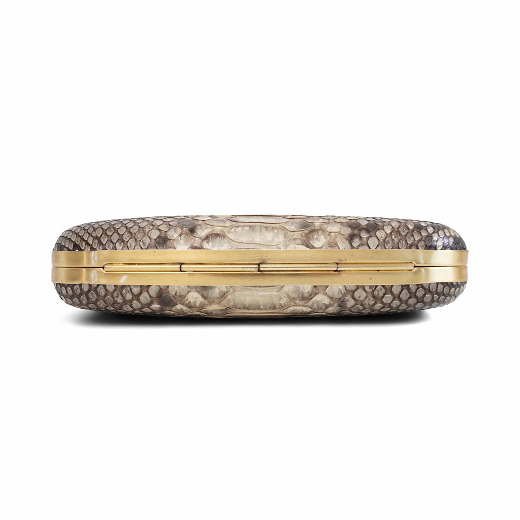 Alexander McQueen 'Knuckle' Snakeskin Clutch